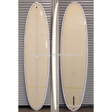 2016 Hot!!!! Bamboo veneer epoxy resin fiberglass SUP paddle board /wood surfboard